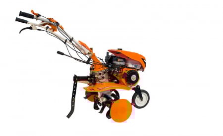 Motosapa RURIS 7500ACC3 + roti cauciuc 4.00-8+rarita ajustabila+plug+adaptor+dispozitiv cartofi+cultivator multifunctional+accesoriu tractat+roti metalice 400 fara manicot [5]
