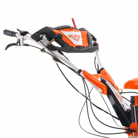 Motosapatoare RURIS 1001KSD + roti cauciuc 5.00-12+plug reversibil rev2+roti metalice 500+set contragreutati 20kg [45]