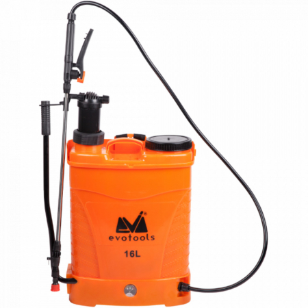 Ingrijirea Plantelor - Pompa de stropit 2 in 1 manual + acumulator Evotools 16 Litri