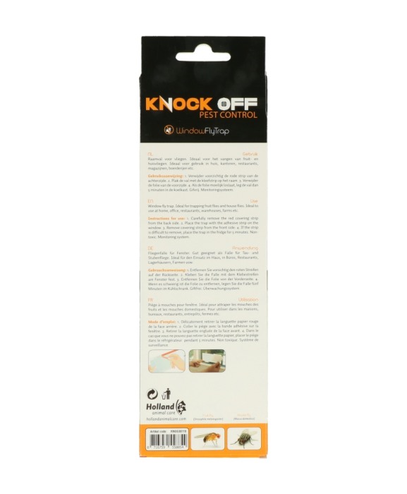 Capcane adezive muste, pentru ferestre, Knock Off, set 4 bucati [5]