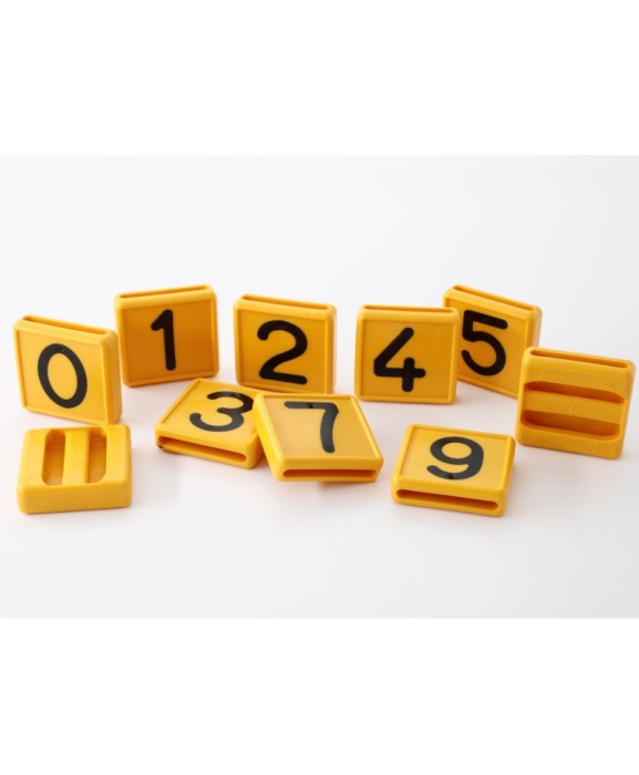 Cifra plastic identificare animale, 48x46mm, Akroh [4]