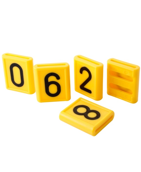 Cifra plastic identificare animale, 52x59mm, Akroh [2]