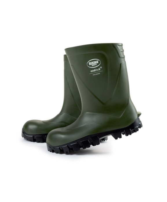 Cizme protectie Bekina MidliteX SolidGrip, O4, verde/negru [3]