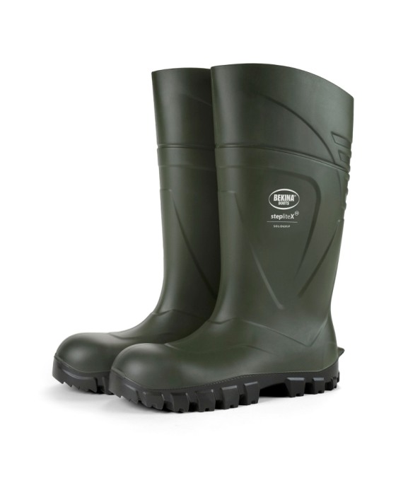 Cizme protectie Bekina StepliteX SolidGrip, S5, verde/negru [2]
