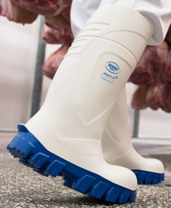 Cizme protectie Bekina StepliteX ThermoProtec, S4, alb/albastru [12]