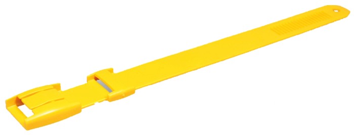 Curea identificare animale, plastic, 34 cm, cu nervuri, Akroh [2]