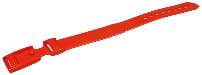 Curea identificare animale, plastic, 37 cm, cu gauri, Akroh [2]