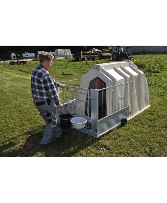 Cuseta individuala vitei Calf-Tel ECO cu gard metalic FlexyFence H&L [9]
