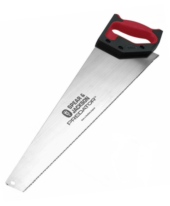 Fierastrau manual Predator universal cu maner Suregrip, lama 508 mm, 8 TPI, Spear & Jackson Woodworking [2]