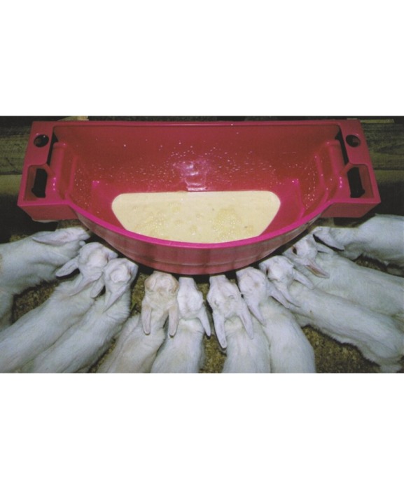 Hranitoare comuna miei si iezi cu 10 tetine, Milk Bar, 36l cu carlige de fixare Ezi Lock [2]