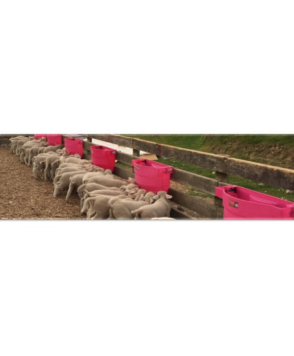 Hranitoare comuna miei si iezi cu 10 tetine, Milk Bar, 36l cu carlige de fixare Ezi Lock [7]