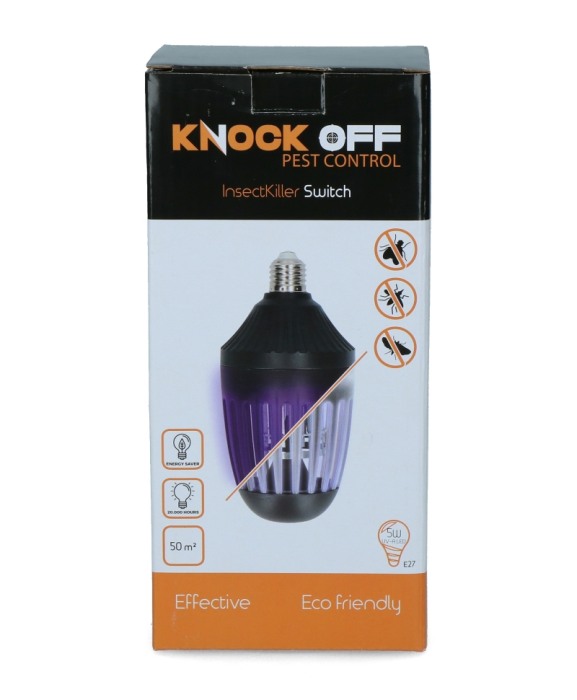 Lampa de protectie impotriva insectelor cu led si lumina UV, Knock Off InsectKiller Switch [3]