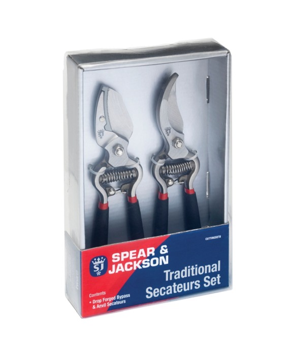 Set cadou cu foarfeci Vintage tip bypass si nicovala, Spear & Jackson Gift Sets [2]