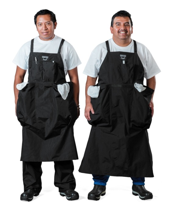 Sort protectie mulgator Udder Tech, cu doua buzunare mari, nailon - impermeabil, negru [3]