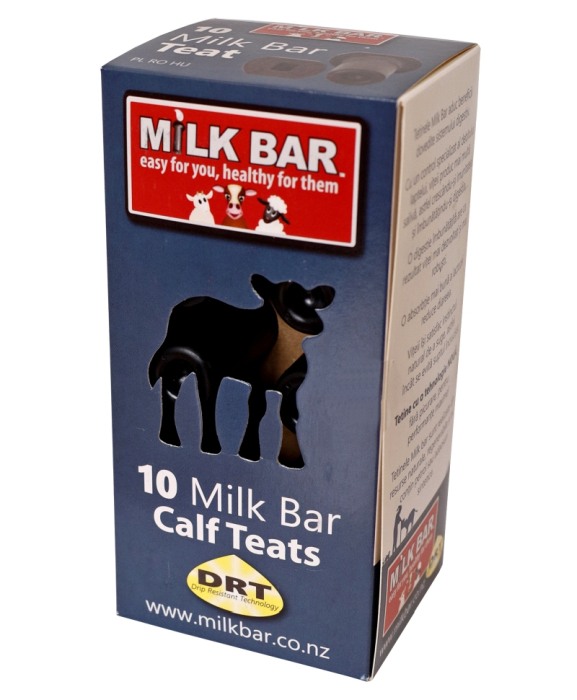 Tetine Milk Bar cu orificiu special pentru alaptare vitei, set 10 bucati [2]