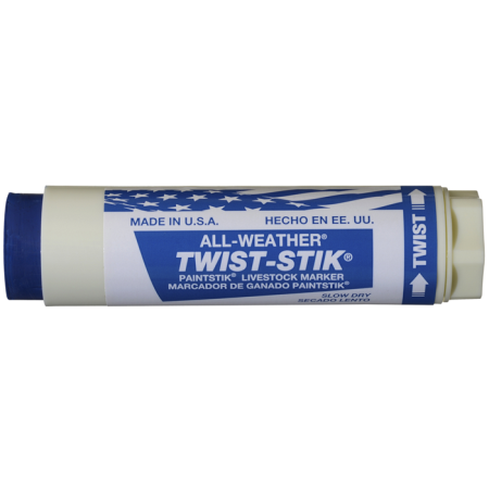 Identificare si marcare porci - Batoane retractabile vopsea temporara pentru marcarea animalelor, All-Weather Paintstick Twist, cutie 12 bucati