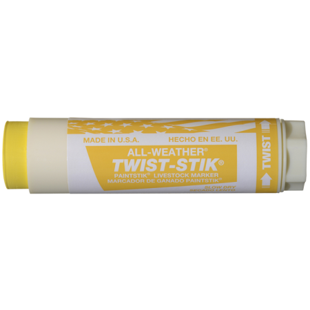 Porci - Batoane retractabile vopsea temporara pentru marcarea animalelor, All-Weather Paintstick Twist, cutie 12 bucati