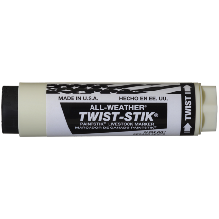 Vopsele, sprayuri, markere - Batoane retractabile vopsea temporara pentru marcarea animalelor, All-Weather Paintstick Twist, cutie 12 bucati