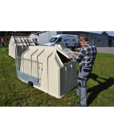 Cuseta individuala vitei Calf-Tel ECO cu gard metalic FlexyFence H&L [14]