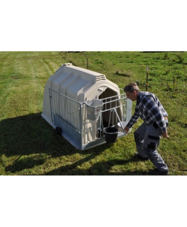 Cuseta individuala vitei Calf-Tel PRO II cu gard metalic FlexyFence H&L [9]