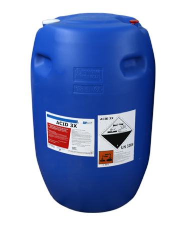 Igiena si spalare - Detergent concentrat acid lichid BouMatic Acid 3X, pentru instalatii de muls si tancuri de racire