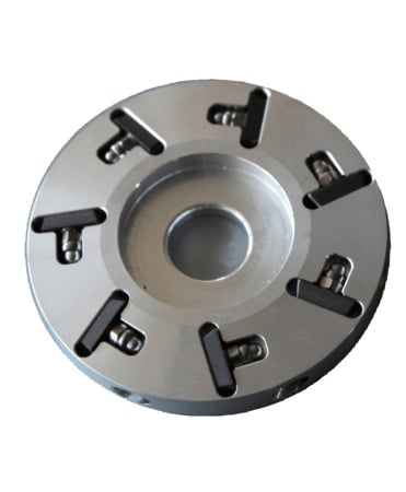 Vaci - Disc trimaj ongloane 100 mm din aluminiu cu 7 lame, inchis, Demotec DL-Soft