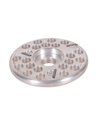 Disc trimaj ongloane 120 mm din aluminiu, inchis, cu 3 lame, CowDream [0]