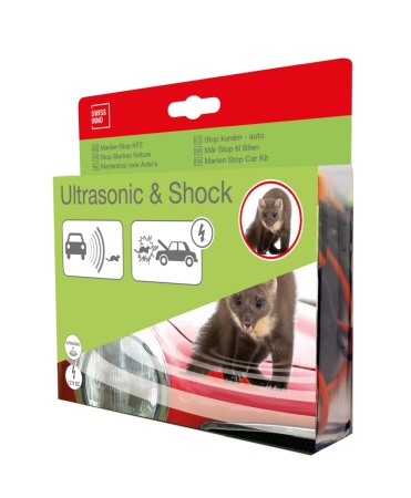 Impotriva mamiferelor - Dispozitiv cu ultrasunete pentru alungarea jderilor de sub capota masinii, Swissinno Ultrasonic Marten Stop