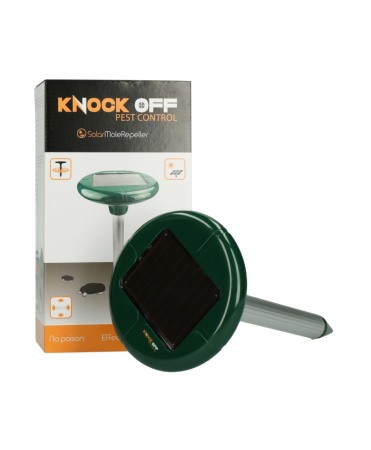 Impotriva cartitelor - Dispozitiv solar cu ultrasunete pentru alungarea cartitelor, Knock Off