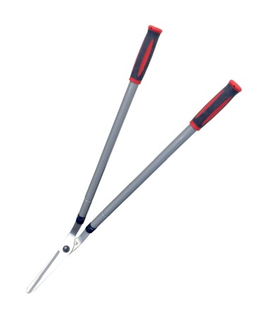 Scule si unelte - Foarfeca iarba dreapta cu lama otel carbon C50, manere telescopice, Spear & Jackson Razorsharp Steel