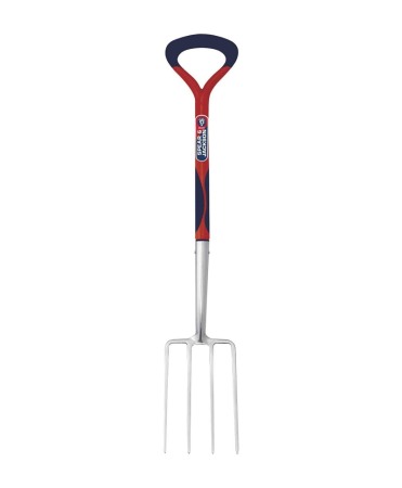 Furca sapat ingusta cu 4 coarne inox, coada polipropilena, maner D polipropilena, Spear & Jackson Select Stainless [0]