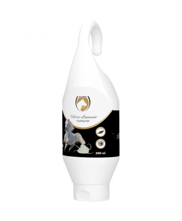 Curatare si intretinere cai - Gel de relaxare pentru cai, cu efect de racire-incalzire, Excellent, flacon cu carlig 500 ml