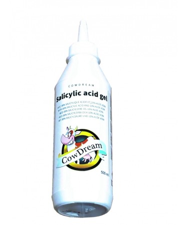 Ingrijire si tratament ongloane - Gel pentru ingrijirea ongloanelor cu acid salicilic 38%, CowDream, flacon 500 ml