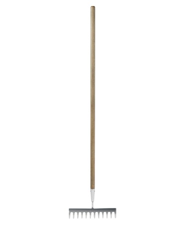 Furci si greble - Grebla dreapta cu dinti din inox, coada lemn, Spear & Jackson Traditional Stainless