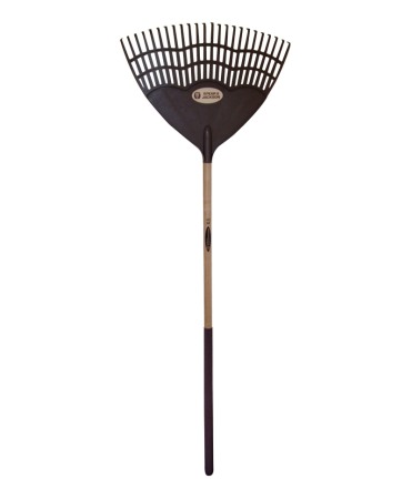 Furci si greble - Grebla tip evantai flexibila cu dinti de plastic, coada lemn, Spear & Jackson Traditional