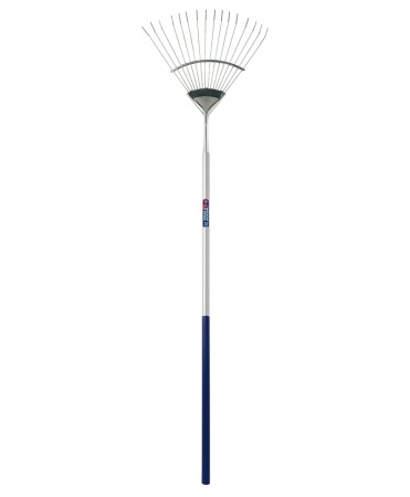 Furci si greble - Grebla tip evantai flexibila cu dinti din inox, coada de aluminiu, Spear & Jackson Select Stainless