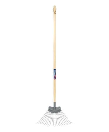 Furci si greble - Grebla tip evantai Heavy Duty flexibila cu dinti din otel carbon, coada lemn, Spear & Jackson Neverbend
