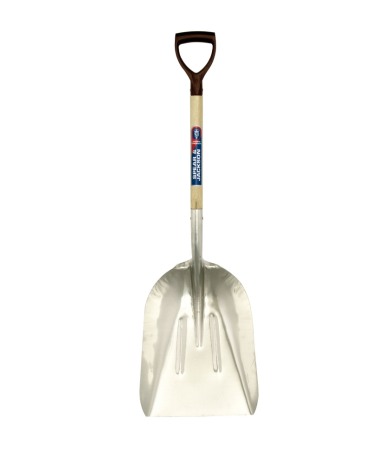 Scule si unelte - Lopata cereale cu lama aluminiu, coada lemn, maner D plastic, Spear & Jackson Neverbend Professional