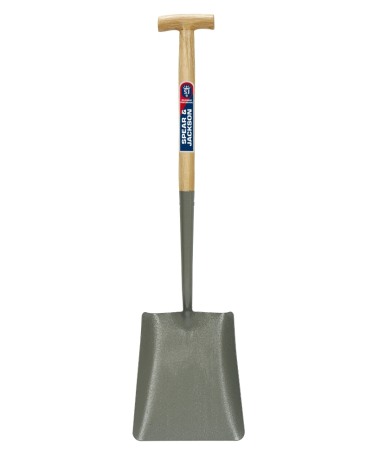 Unelte specializate ferma - Lopata Heavy Duty 711 mm cu lama otel carbon, coada lemn, maner T lemn, Spear & Jackson Neverbend Professional