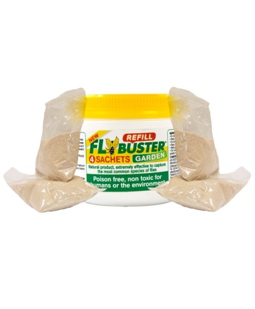Impotriva insectelor - Momeala pentru galeata capcana muste, Flybuster, 4 x 20 g