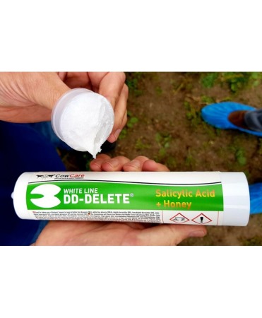 Pasta acid salicilic pentru ingrijirea ongloanelor, CowCare DD-Delete White, cartus 300 ml [2]
