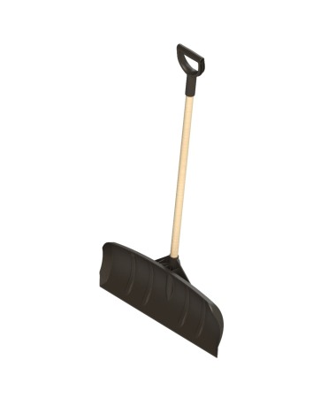 Unelte specializate ferma - Racleta furaje cu coada lemn 133 cm, maner D plastic, Akroh