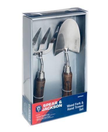 Seturi unelte gradinarit - Set gradinarit cadou cu doua piese cu lame inox, manere lemn, Spear & Jackson Gift Sets