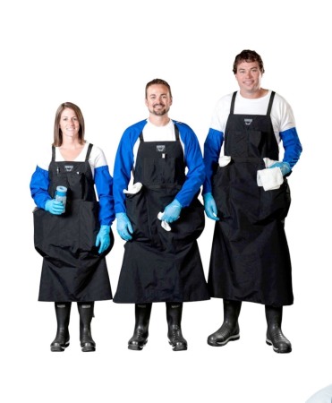 Sort protectie mulgator Udder Tech, cu doua buzunare mari, nailon - impermeabil, negru [3]