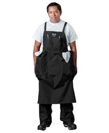 Sort protectie mulgator Udder Tech, cu doua buzunare mari, nailon - impermeabil, negru [1]