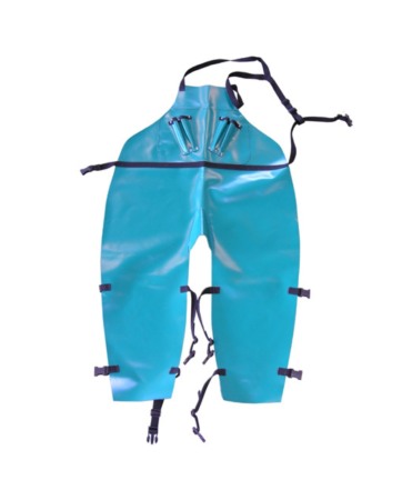 Sorturi si maneci protectie - Sort PVC pentru trimaj ongloane cu suporti pentru renete, CowCare, lung, cu picioare separate