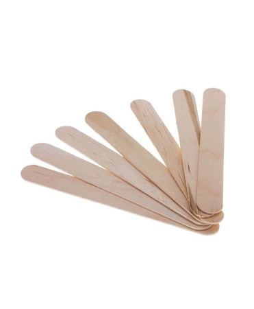 Ingrijire si tratament ongloane - Spatule lemn, set 100 bucati