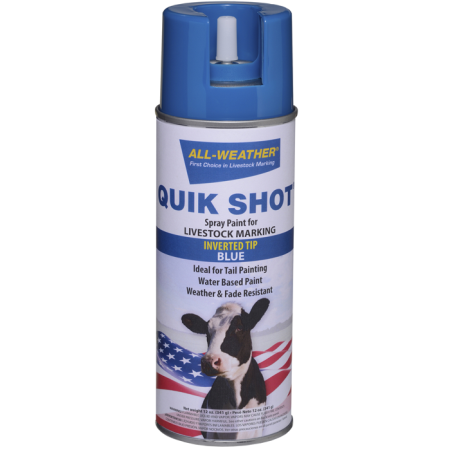 Produse consumabile - Spray vopsea pe baza de apa, cu uscare rapida, pentru marcarea animalelor, All-Weather Quickshot