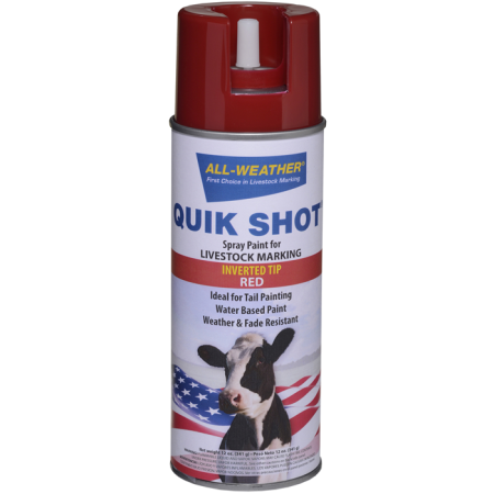 Vitei - Spray vopsea pe baza de apa, cu uscare rapida, pentru marcarea animalelor, All-Weather Quickshot