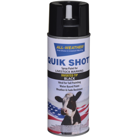 Vopsele, sprayuri, markere - Spray vopsea pe baza de apa, cu uscare rapida, pentru marcarea animalelor, All-Weather Quickshot
